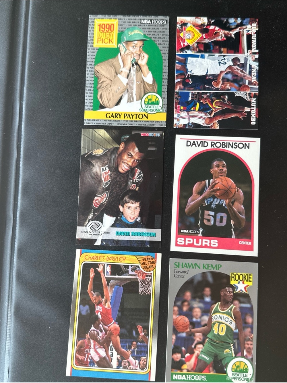 Lot Of 6 Vintage Basketball Cards Various Years and Sets Including Rookie Card!